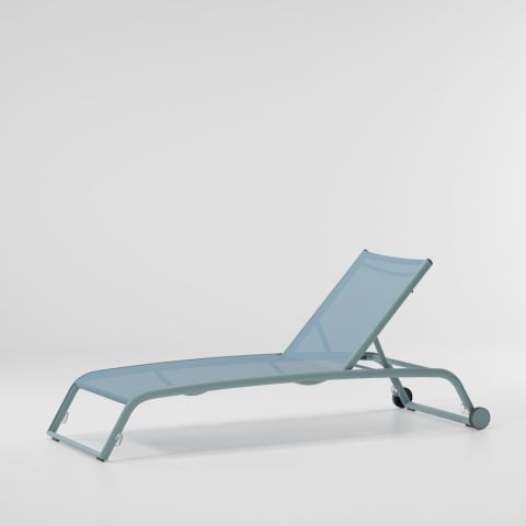 Basics Duo Deckchair With Wheels