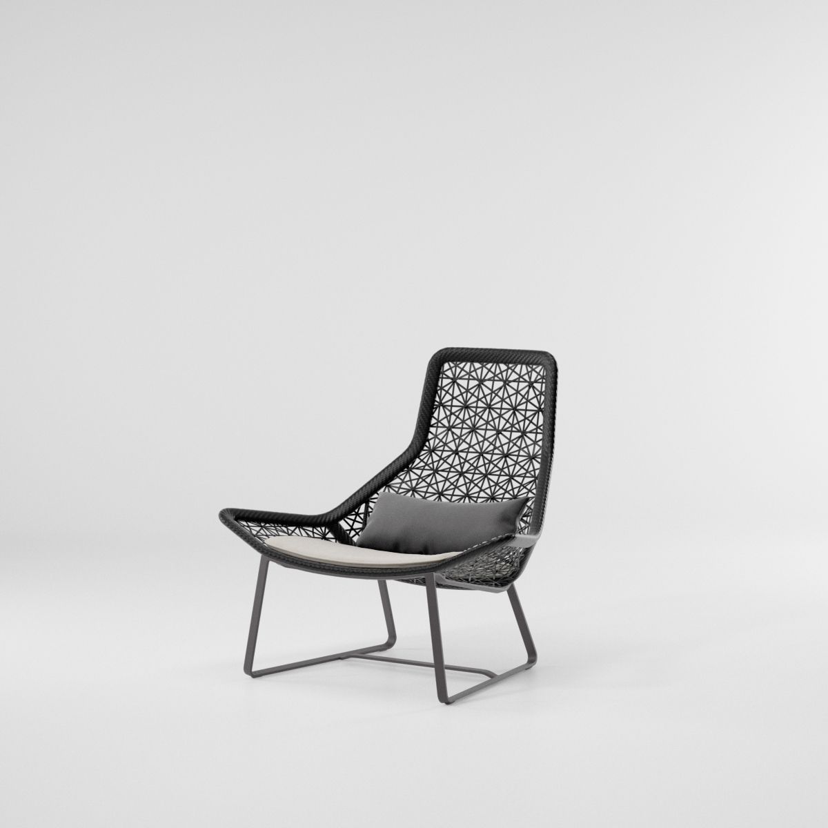 Maia Relax Armchair Aluminium Legs